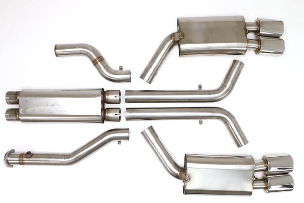 Billy Boat Exhaust: 1996 CHEVY C4 CORVETTE LT4 CAT BACK EXHAUST SYSTEM (OVAL TIPS)
