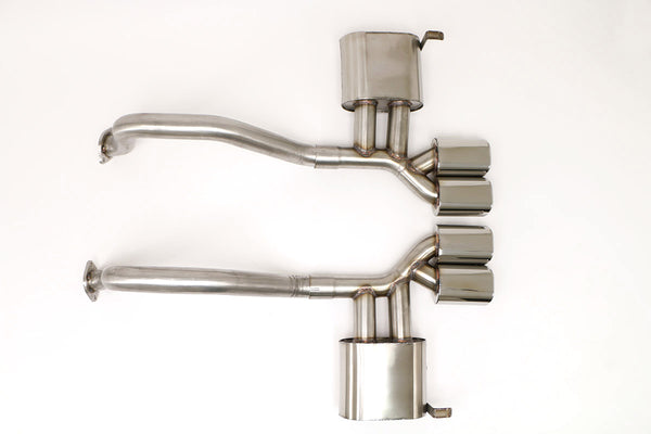 Billy Boat Exhaust: 1997-04 CHEVY C5 CORVETTE PRT AXLE BACK EXHAUST SYSTEM (OVAL TIPS)