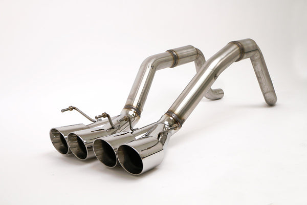 Billy Boat Exhaust: 2005-08 CHEVY C6 CORVETTE BULLET AXLE BACK EXHAUST SYSTEM (ROUND OR OVAL TIPS)