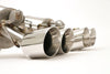 Billy Boat Exhaust: 2009-13 CHEVY C6 CORVETTE FUSION AXLE BACK EXHAUST SYSTEM FOR FACTORY NPP. INC GRANDSPORT (ROUND TIPS)