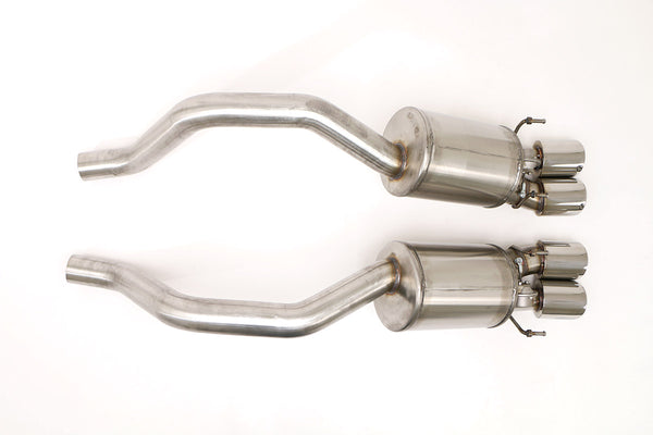Billy Boat Exhaust: 2006-13 CHEVY C6 CORVETTE Z06 ZR1 FUSION GEN. 3 AXLE BACK EXHAUST SYSTEM (ROUND OR OVAL TIPS)