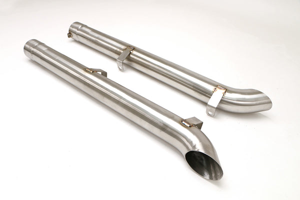 Billy Boat Exhaust: 1963-82 CHEVY C2 C3 CORVETTE INSULATED SIDE PIPES 4″ – BRUSHED STAINLESS FINISH