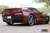Billy Boat Exhaust: 2014-19 CHEVY C7 CORVETTE Z06 BULLET-PRT AXLE BACK EXHAUST SYSTEM (ROUND OR SPEEDWAY TIPS)