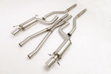 Billy Boat Exhaust: CADILLAC CTS-V GEN2 CAT BACK EXHAUST SYSTEM WITH X-PIPE (ROUND TIPS)
