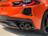 Billy Boat Exhaust: CHEVY C8 CORVETTE STINGRAY BULLET EXHAUST SYSTEM (4.5″ CARBON FIBER TIPS *NO AFM VALVE*)