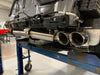Billy Boat Exhaust: CHEVY C8 CORVETTE STINGRAY BULLET EXHAUST SYSTEM (4.5″ STAINLESS DOUBLE WALL TIPS *WITH AFM VALVE*)