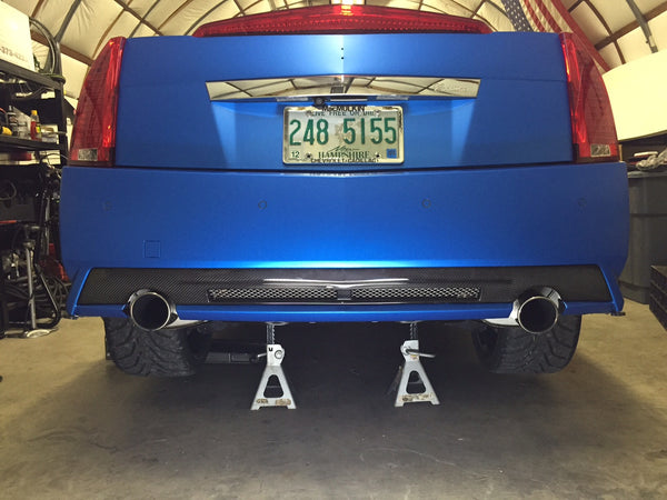 WEAPON-X: Bumper Inserts (Sedan) - Carbon Fiber  [CTS V gen 2, LSA]