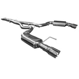 Kooks Headers & Exhaust:  2018+ FORD F150 COYOTE 5.0L CAT-BACK EXHAUST WITH BLACK TIPS