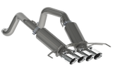 MBRP: 2014-19 Chevy Corvette -- 3" Dual Muffler Axle Back, with Quad 4" Dual Wall Tips, T304