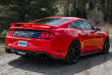 MBRP: 2018-21 Ford Mustang GT 5.0L -- 3" Cat Back w/ Quad 4" Dual Wall Tips, Race Version, AL