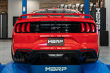 MBRP: 2018-21 Ford Mustang GT 5.0L -- 2.5" Axle Back, with Quad 4" Dual Wall Tips, Non Active Exhaust, T304