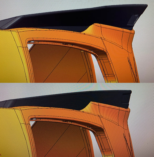 WEAPON-X: ZTX Wing ZR1 Style  - Carbon Fiber  [C7 Corvette ZR1]