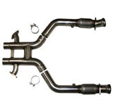 Kooks Headers & Exhaust:  2011-2014 FORD MUSTANG BOSS 302/LAGUNA SECA 3" CATTED H PIPE 5.0L