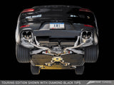 AWE: 2011-13 Porsche 970 Panamera - 2/4 Touring Edition Exhaust (Diamond Black Tips)