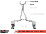 AWE: 2019-2020 Mercedes-Benz W205 AMG C63/S Coupe - SwitchPath Non-Dynamic Exhaust System