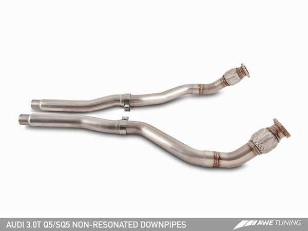 AWE: 2013-2020 Audi 8R Q5 3.0TFSI - Non-Resonated Downpipes