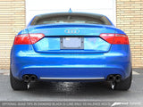AWE: 2010-21 Audi A5 - Touring Edition Exhaust w/ Quad Outlet (Polished Silver Tips)