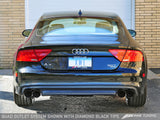 AWE: 2012-2015 Audi A7 C7 3.0T - Touring Edition Exhaust System w/Quad Outlet Diamond Black Tips