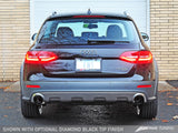 AWE: 2009-2020 Audi 8.5 A4 Allroad - Touring Edition Exhaust Dual Outlet Polished Silver Tips