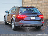AWE: 2009-2020 Audi 8.5 A4 Allroad - Touring Edition Exhaust Dual Outlet Diamond Black Tips