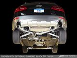 AWE: 2009-2020 Audi 8.5 A4 Allroad - Touring Edition Exhaust Dual Outlet Diamond Black Tips