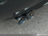 AWE: 2006-2008 Audi B7 A4 3.2L - Touring Edition Quad Tip Exhaust System w/ Polished Silver Tips