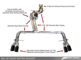 AWE: 2013-2020 Audi S5 3.0T - Track Edition Exhaust Chrome Silver Tips 102mm