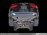AWE: 2009-12 Audi A4 2.0T B8 - Touring Edition Dual Outlet Exhaust (Polished Silver Tips)