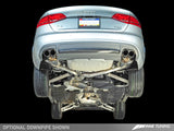 AWE: 2009-12 Audi A4 2.0T B8 - Touring Edition Quad Outlet Exhaust (Polished Silver Tips)
