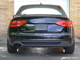 AWE: 2009-12 Audi A4 2.0T B8 - Touring Edition Single Side Exhaust (Polished Silver Tips)