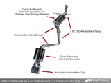 AWE: 2009-12 Audi A4 2.0T B8 - Touring Edition Single Side Exhaust (Polished Silver Tips)