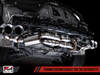 AWE: 2020-21 Chevrolet Corvette 6.2L - Touring Edition Exhaust (Quad Diamond Black Tips)