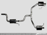AWE: 2009-17 Volkswagen CC - Touring Edition Exhaust (Dual Outlet / Chrome Silver Tips)