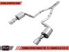 AWE: 2015-21 Dodge Charger 6.4 - Touring Edition Exhaust Resonated (Chrome Silver Tips)