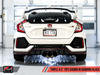 AWE: 2017-19 Honda Civic Type R FK8 - Touring Edition Exhaust w/ Front Pipe (Triple Diamond Black Tips)