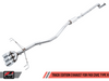 AWE: 2017-2019 Honda Civic Type R FK8 - Track Edition Exhaust with Front Pipe Triple Diamond Black Tips