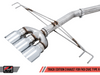 AWE: 2017-2019 Honda Civic Type R FK8 - Track Edition Exhaust with Front Pipe Triple Diamond Black Tips