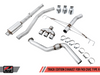 AWE: 2017-2019 Honda Civic Type R FK8 - Track Edition Exhaust with Front Pipe Triple Diamond Black Tips