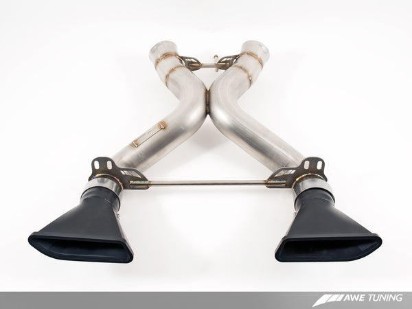 AWE: 2012-2014 McLaren MP4-12C - Performance Exhaust System (Machined Tips)