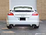 AWE: 2010-2016 Porsche 970 Panamera Turbo - Touring Edition Performance Exhaust System w/ Polished Silver Tips