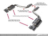 AWE: 2011-13 Porsche 970 Panamera - 2/4 Touring Edition Exhaust (Diamond Black Tips)
