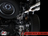 AWE: 2019-21 Ford Ranger - 0FG Exhaust w/ BashGuard (Dual Chrome Silver Tips)
