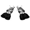 Kooks Headers & Exhaust:  2013-2014 FORD MUSTANG SHELBY GT500 QUAD TIP AXLEBACK (BLACK TIPS)