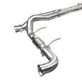 Kooks Headers & Exhaust:  2010-2014 FORD RAPTOR SVT EXTENDED CAB 3" TRUE DUAL GREEN CATTED EXHAUST 6.2L (BLACK TIPS)