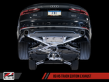 AWE: 2018-2021 Audi B9 A5 2.0TFSI - Track Edition Exhaust (Chrome Silver Tips / Includes Downpipe)