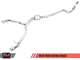 AWE: 2018-2021 Audi B9 A5 2.0TFSI - Track Edition Exhaust (Chrome Silver Tips / Includes Downpipe)