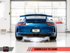 AWE: 2015-2019 Porsche 991 GT3 | GT3 RS - Center Muffler Delete (Diamond Black Tips)