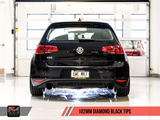 AWE: 2015-17 Volkswagen MK7 GTI 2.0T - Track Edition Exhaust (Diamond Black Tips)