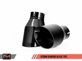 AWE: 2018-21 Audi A5 2.0L - SwitchPath Exhaust Dual Outlet (Diamond Black Tips includes DP / SwitchPath Remote)
