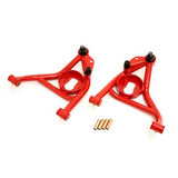 BMR:  1970-1981 GM F-Body Camaro/Firebird A-arms, lower, DOM, non-adjustable, polyurethane bushings (Red)